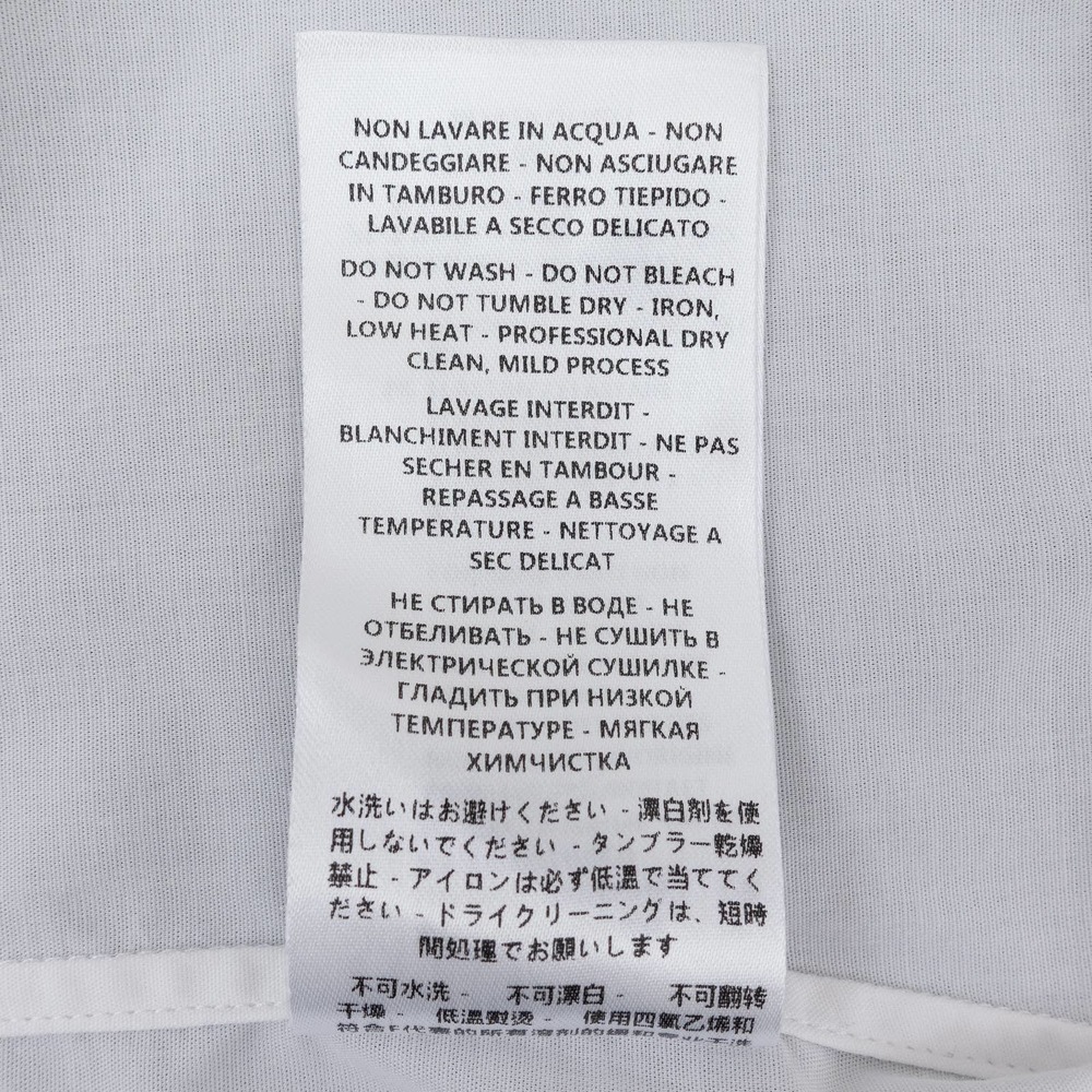 Alexander McQueen Button-Down Shirt Short-Sleeve Men's 48 (Medium) White - Picture 8 of 8